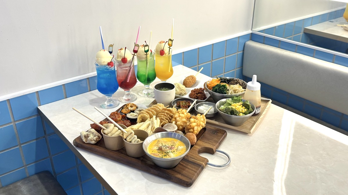 推しカラードリンクがある韓国料理屋さん🥤 4