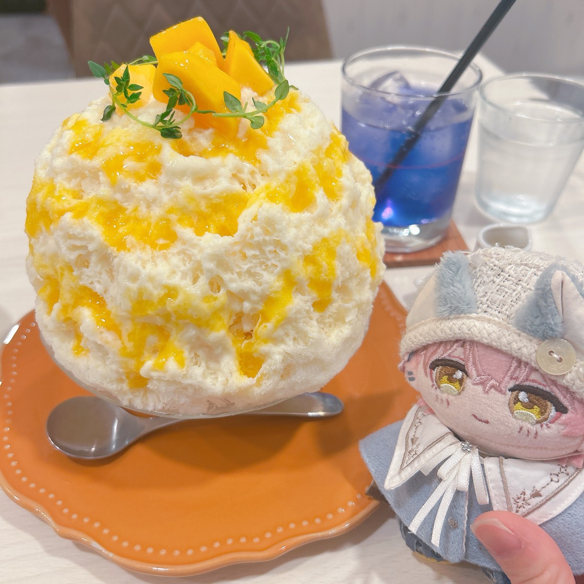 推し色かき氷💛 1